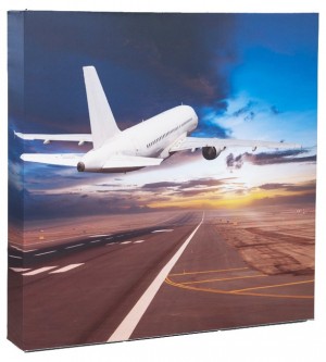 Iššokanti tiesi įspūdžio siena 5 x 3