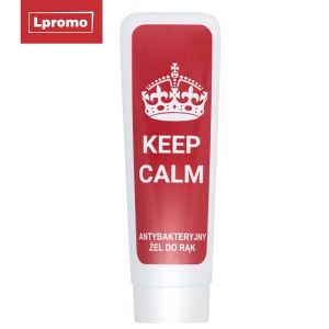Reklaminis antibakterinis rankų gelis su Jūsų logotipu, 50 ml