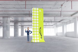 Reklaminė sienelė “Vario Tower” (4m) (410)