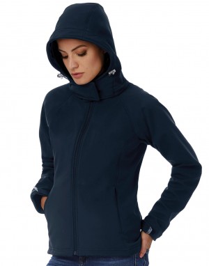 Minkšto paviršiaus pašiltinta moteriška striukė (džemperis) , B&C Outerwear JW937