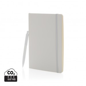 Verslo dovanos: (en:Antimicrobial A5 softcover notebook and pen set)