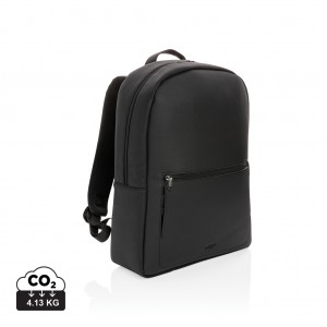 Verslo dovanos: (en:Swiss Peak deluxe vegan leather laptop backpack PVC free)