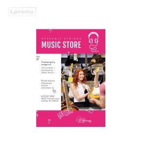 Reklaminės skrajutės spauda, A6, 105x148mm, 170 gsm