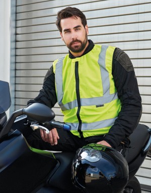 Drabužiai reklamai (Hi-Vis Biker Vest 