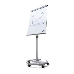 Scritto® Flipchart Vario su apvaliu plieniniu pagrindu