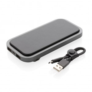 Prabangus šveicariškas belaidis 10000 mAh galios maitinimo blokas