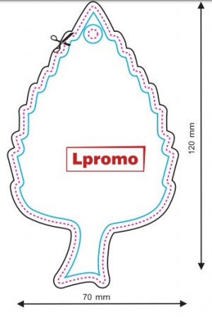 Kvapai su Jūsų logo, lapas