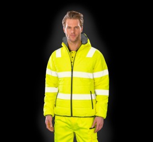 Drabužiai reklamai (Recycled Ripstop Padded Safety Jacket), Result Genuine Recycled R500X