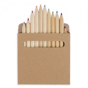 12 spalvotų pieštukų