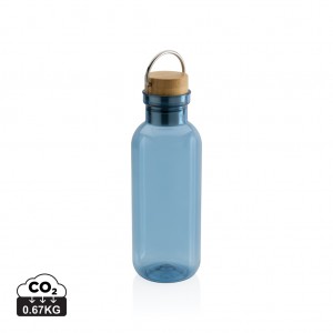 Verslo dovanos: (en:GRS RPET bottle with bamboo lid and handle)