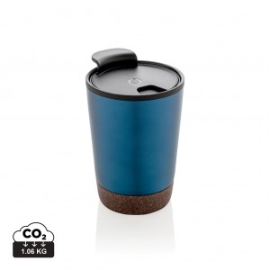 Verslo dovanos: (en:GRS RPP stainless steel cork coffee tumbler)