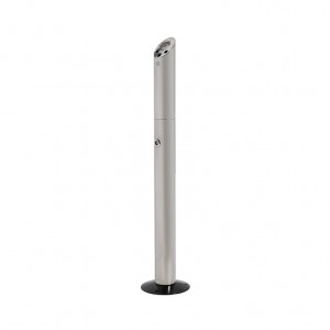 Cilindrinė peleninė stulpas iš nerūdijančio plieno