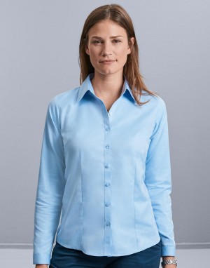 Herringbone Shirt. Moteriški marškiniai, Russell Collection 0R962F0