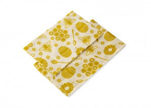 Reklaminė atributika: Beeswax food wraps set BEES