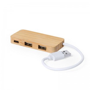 „Bamboo USB Hub 2.0“ su USB C tipo 