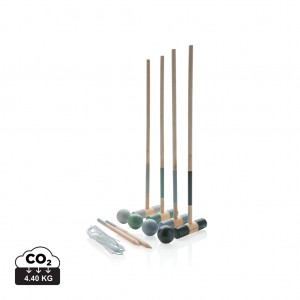 Verslo dovanos: (en:Wooden croquet set)