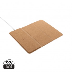 Verslo dovanos: (en:10W wireless charging cork mousepad and stand)