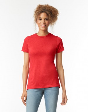 Drabužiai reklamai (Softstyle CVC Women's T-Shirt), Gildan 67000L