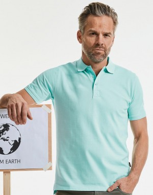 Vyriški polo marškinėliai iš ekologiško audinio