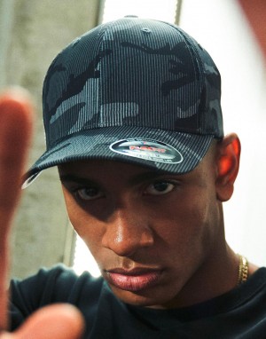 Drabužiai reklamai (Flexfit Camo Stripe Cap), Flexfit 6277CS