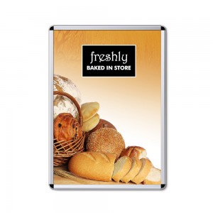 32 mm užspaudžiamas rėmas su apvaliais kampais (70 x 100 cm)