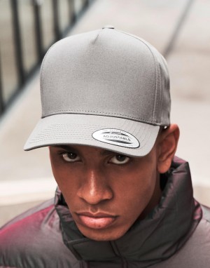 Drabužiai reklamai (5-Panel Curved Classic Snapback), Flexfit 7707