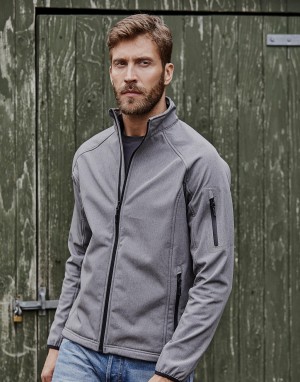 Vyriškas minkšto paviršiaus sportinis  džemperis iš Softshell audinio, Tee Jays 9510