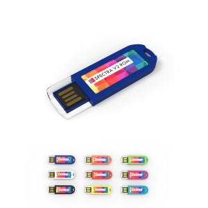 USB atmintinė „Spectra V2 Rom“ 64 GB Premium, 58 x 17.5 x 7 mm