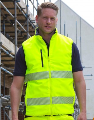 Vyriška dvipusė paminkštinta saugi darbo liemenė, Result Safe-Guard R332X