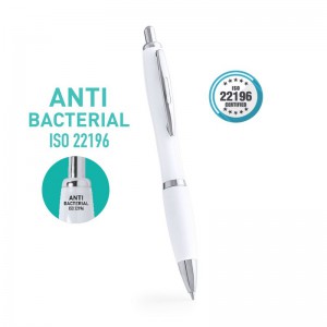 Reklaminė atributika su logotipu (Antibacterial ball pen)