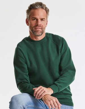 Vyriškas klasikinis džemperis su reglano rankovėmis
