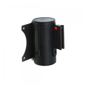 Juoda barjerinė lanksti sieninė juosta su 3 m juoda juosta