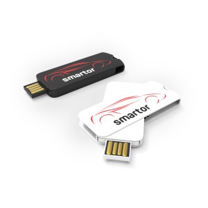 USB atmintinė „Smart Twister Large“ 2 GB Premium, 52.3 x 20.2 x 8.5 mm