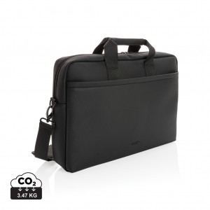Verslo dovanos: (en:Swiss Peak deluxe vegan leather laptop bag PVC free)