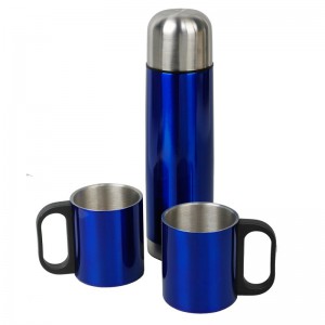 480 ml iškylai termoso ir puodelių rinkinys