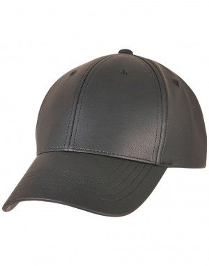 Drabužiai reklamai (Synthetic Leather Alpha Shape Dad Cap), Flexfit 6245AL