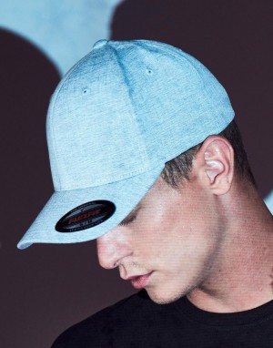 Drabužiai reklamai (Flexfit Heatherlight Cap), Flexfit 6350