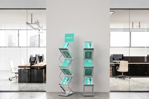 Reklaminis stovas lankstinukams A4