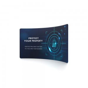 Užtrauktuko siena lenkta 400x230 cm