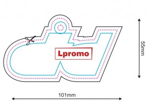 Automobiliniai kvapukai su reklamine spauda, forma lpf1130