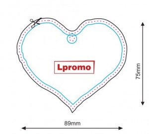 Automobilių kvapai‎ su reklamine žinute, širdis