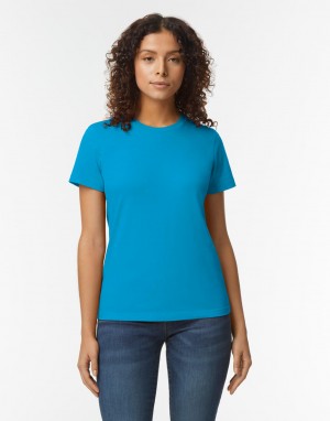 Drabužiai reklamai (Softstyle Midweight Women's T-Shirt), Gildan 65000L