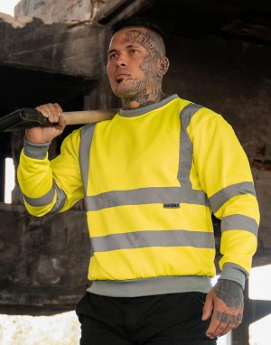 Drabužiai reklamai (Hi-Vis Sweatshirt 