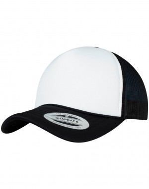 Drabužiai reklamai (Foam Trucker Cap Curved Visor), Flexfit 6005FC