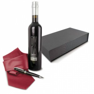 "Muscat Wine" muskato vynas + kaklaraištis + dovanų dėžutės dėklas