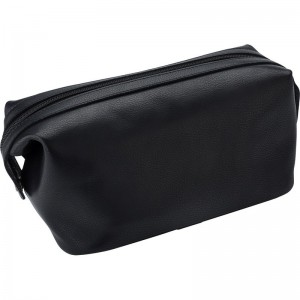 Reklaminė atributika su logotipu (Leather cosmetic bag)