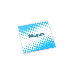 Ženklelis Megan (kvadratinis), 50 mm