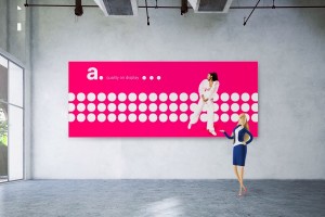 Reklaminis rėmelis “LMS” (100x200)