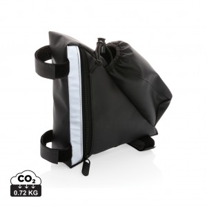 Verslo dovanos: (en:PU high visibility bike frame bag with bottle holder)