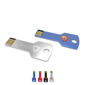USB atmintinės aliuminio raktas, 4 GB Premium 57 x 24 x 3 mm